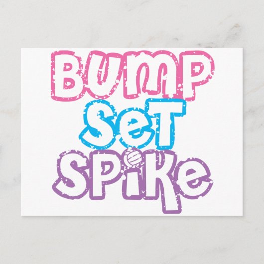 Silla Volleyball Briefkaart (Voorkant)