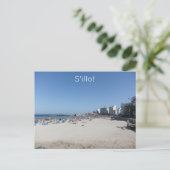 S'illot Beach Briefkaart (Staand voorkant)