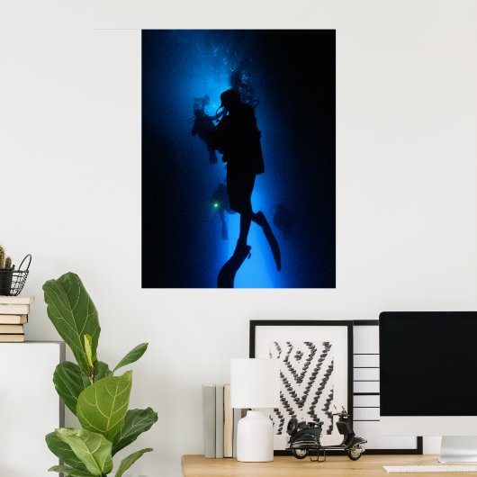 Silloyette Poster (Thuiskantoor)