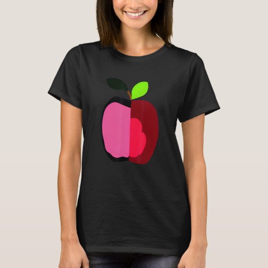 silly Apple vegetarian T-shirt (Voorkant)