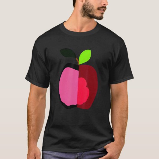 silly Apple vegetarian T-shirt (Voorkant)