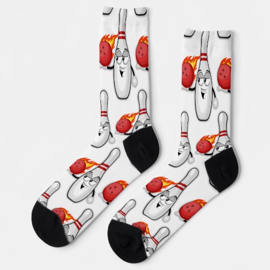 Silly Bowling Socks Sokken (Links)