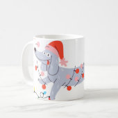 Silly Christmas Pup Koffiemok (Voorkant links)