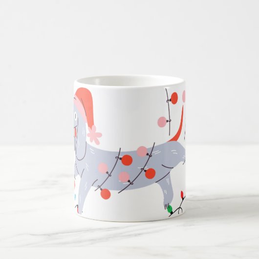 Silly Christmas Pup Koffiemok (Center)