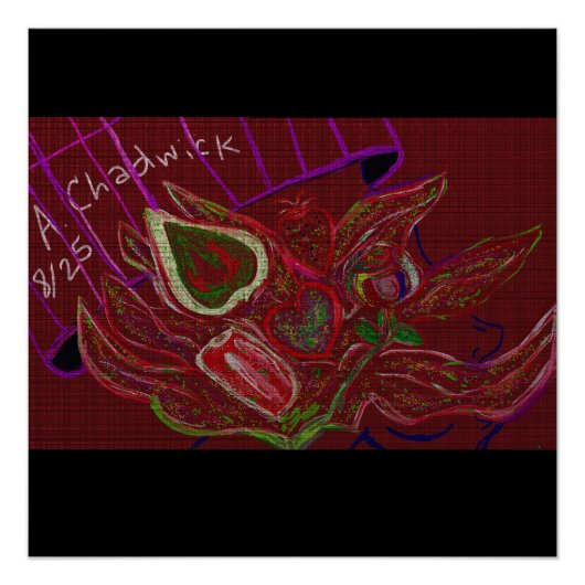 Silly Comic Glossy Poster (Voorkant)