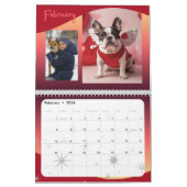 Silly Dog Calendar Custom Photo Pet Lover Gift Kalender (Feb 2026)