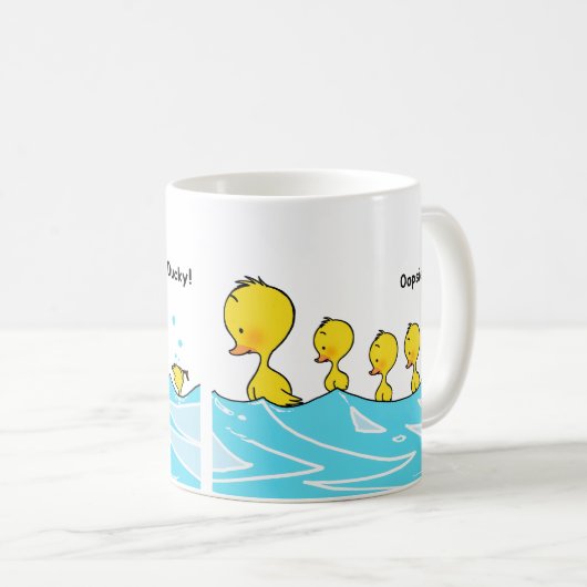 Silly Duckling Makes a Splash Koffiemok (Voorkant rechts)