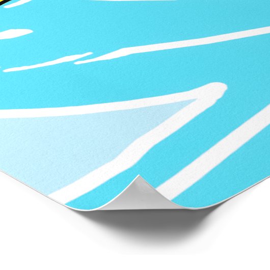 Silly Duckling Makes a Splash Poster (Hoek)