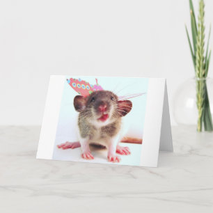 Silly Flutterby Rat Kaart
