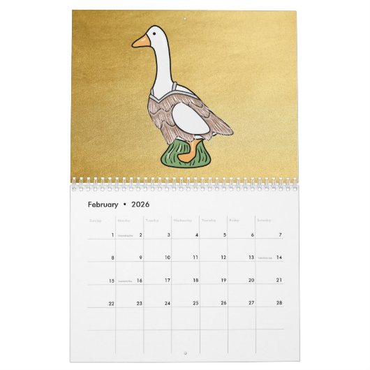 Silly Geese (Photo Version) Kalender (Feb 2026)