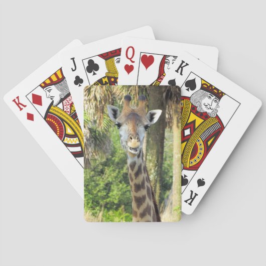 Silly Giraffe - Bicycle Playing Cards Pokerkaarten (Achterkant)