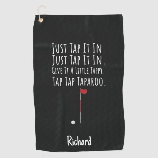Silly Golf Gifts Funny Humorous Hilarious Weird Golfhanddoek (Voorkant)