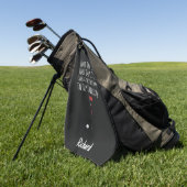 Silly Golf Gifts Funny Humorous Hilarious Weird Golfhanddoek (Groen)