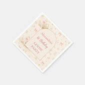 Silly Goose 1st Birthday Party Servet (Hoek)