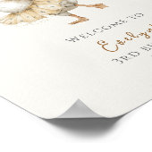 Silly Goose 3rd Birthday Watercolor Welcome Poster (Hoek)