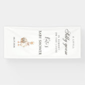 Silly Goose Baby Shower Banner, Personalized Goose Spandoek (Horizontaal)