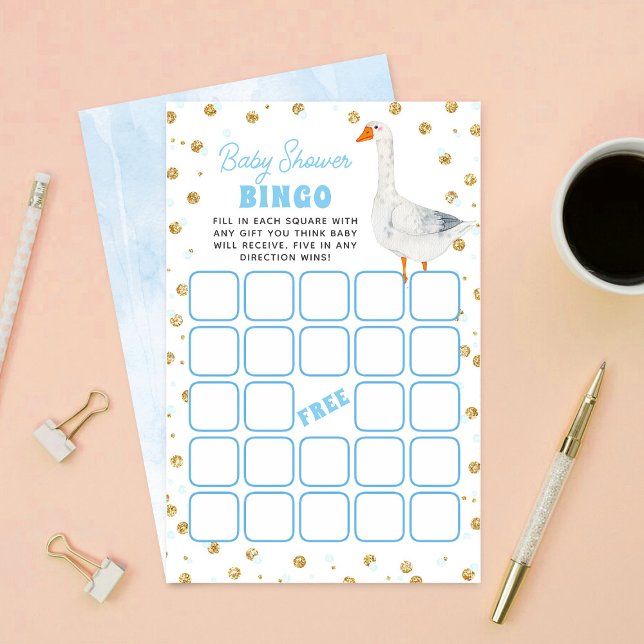 Silly Goose Baby Shower Bingo Game (Creator heeft geüpload)