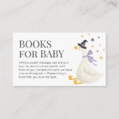 Silly Goose Baby Shower Books for Baby Informatiekaartje (Voorkant)
