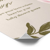 Silly Goose Baby Shower Custom Tabletop Sign Poster (Hoek)