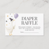 Silly Goose Baby Shower Informatiekaartje (Voorkant)