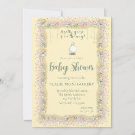 Silly Goose Baby Shower Invitation  Kaart