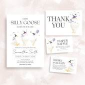 Silly Goose Baby Shower Kaart