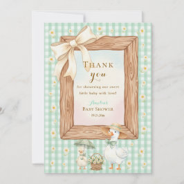 Silly Goose Baby Shower Thank You Card Bedankkaart