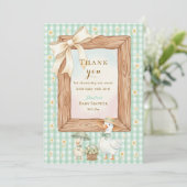 Silly Goose Baby Shower Thank You Card Bedankkaart (Staand voorkant)