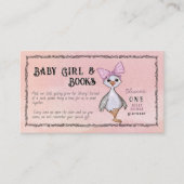 Silly Goose Birthday Book Request Enclosure Card Informatiekaartje (Voorkant)