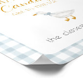 Silly Goose Blue Baby Shower Guess How Many Poster (Hoek)