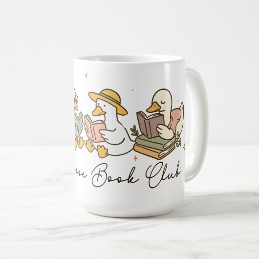 Silly Goose Boekclub Lezen Koffiemok (Voorkant rechts)