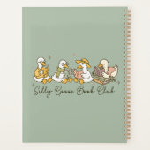 Silly Goose Book Club Cute Goose-Themed Daily  Planner (Achterkant)
