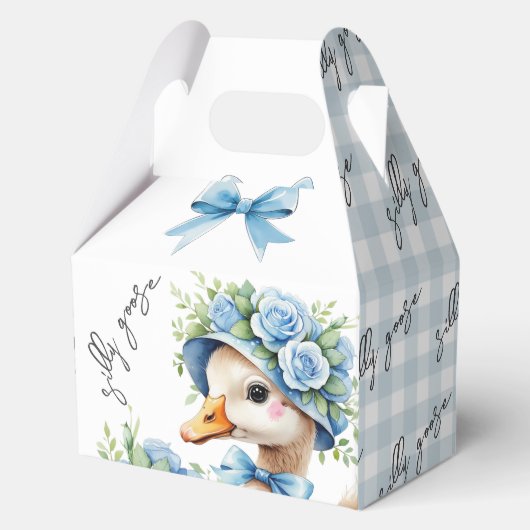  Silly Goose Boy Birthday baby shower Bedankdoosjes (Voorkant)
