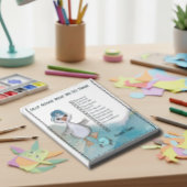 Silly Goose Boy Custom Daily Routine Checklist Notitieblok