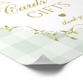 Silly Goose Cards and gifts Sage Gingham Poster (Hoek)