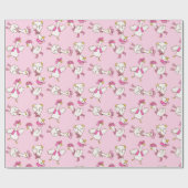 Silly Goose Cowboy Cowgirl Pink Gift Cadeaupapier (Vlak)