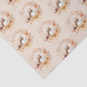 Silly Goose Fall Wreath Baby shower Tissuepapier (Detail)