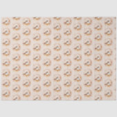 Silly Goose Fall Wreath Baby shower Tissuepapier (Voorkant)