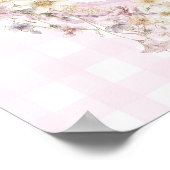 Silly Goose Floral Girl Baby Shower Welcome Poster (Hoek)