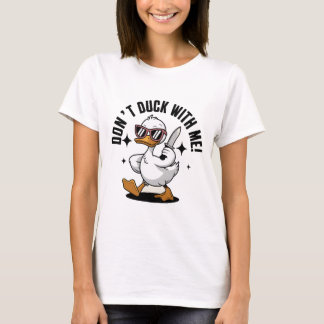 Silly Goose Funny Duck: Hilarious Waterfowl Comedy T-shirt