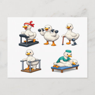 Silly Goose Fysiotherapie , Fysiotherapeut  Briefkaart