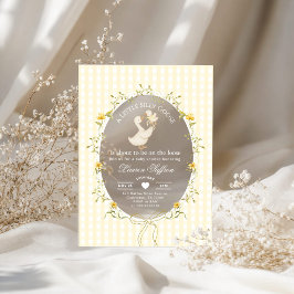 Silly Goose Gender neutral Whimsical Baby Shower Acryl Uitnodigingen