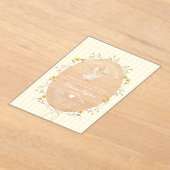 Silly Goose Gender neutral Whimsical Baby Shower Acryl Uitnodigingen (Laagn)