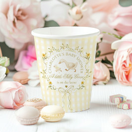 Silly Goose Gender neutral Wildflower Baby Shower Papieren Bekers