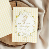 Silly Goose Gender neutral Yellow Baby Shower Kaart