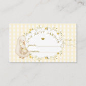 Silly Goose How many candies Baby Shower Informatiekaartje (Voorkant)