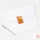 Silly Goose Juice Vierkante Sticker (Envelop)