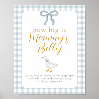 Silly Goose Moeders Buik Baby Shower Spel Bord Poster