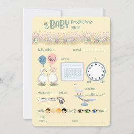 Silly goose / mother goose baby shower game