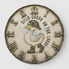 Silly Goose On The Loose Funny Duc Grote Klok